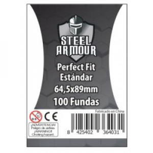 Fundas Steel Armour “Perfect Fit” Transparente (Pack de 100)