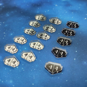 Set 16 tokens acrílicos “Modificadores” compatible “SW Unlimited”