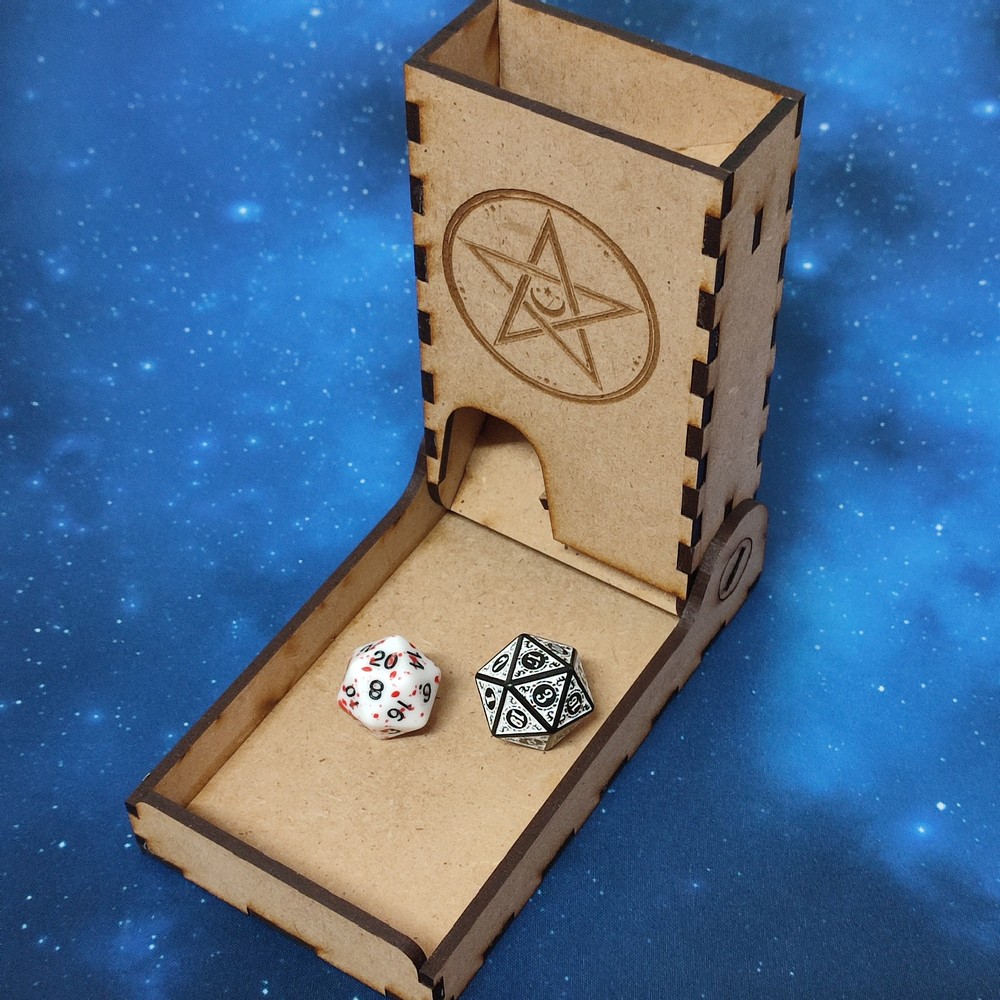 Torre De Dados Plegable Con Bolsa De Almacenamiento – Compacta Y Portátil Para Juegos De Rol Y Viajes